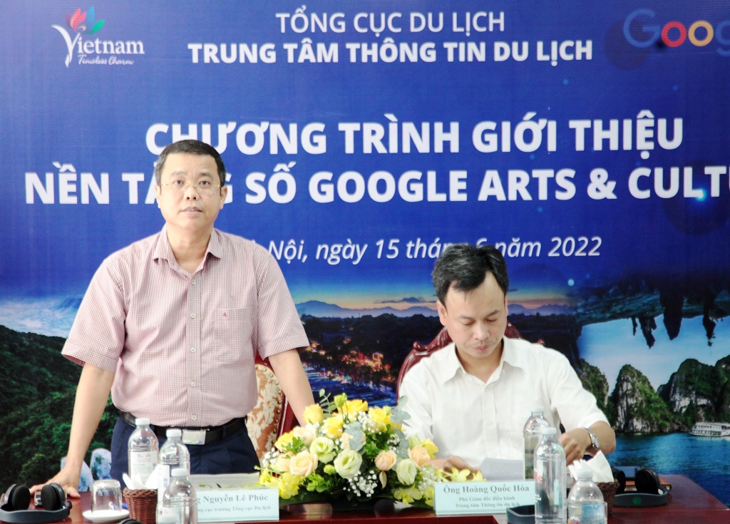 Phó Tổng cục trưởng TCDL Nguyễn Lê Phúc phát biểu tại Hội nghị